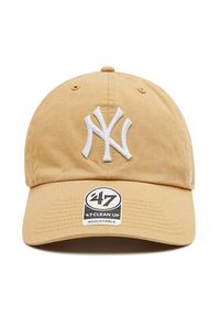 47 Brand Czapka z daszkiem New York Yankees Clean Up B-RGW17GWS-LT Brązowy. Kolor: brązowy. Materiał: materiał #5