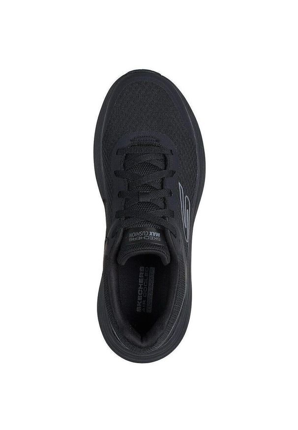 skechers - Adidasy Skechers Max Cushioning Endea, Mężczyźni. Kolor: czarny. Materiał: materiał. Sport: fitness