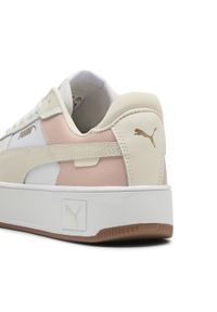 Puma - Sneakersy damskie Carina Street PUMA White Alpine Snow Frosted Ivory. Okazja: na co dzień. Kolor: biały. Obcas: na platformie