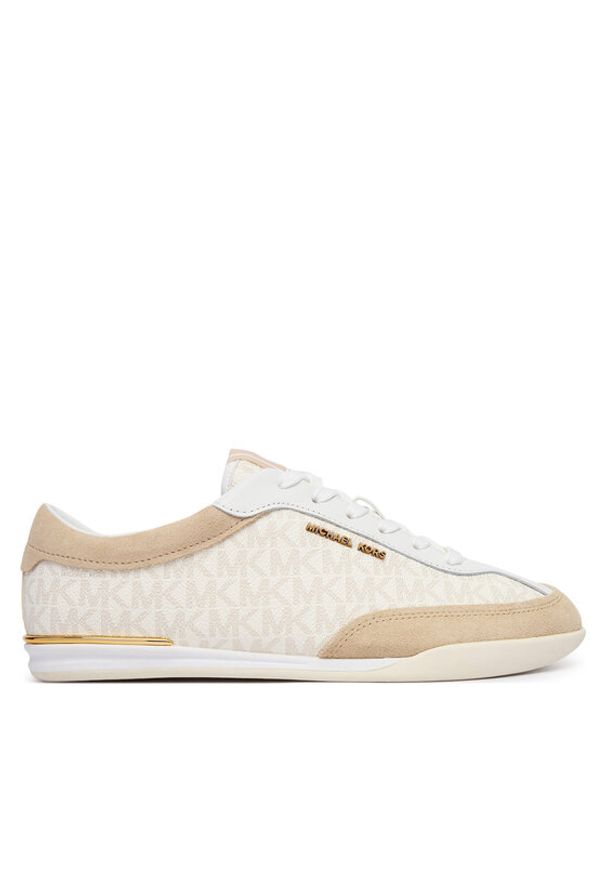 MICHAEL Michael Kors Sneakersy 43T6NOFS1B Beżowy. Kolor: beżowy. Materiał: skóra