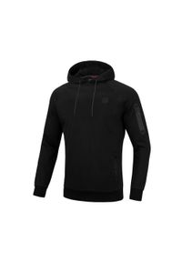PITBULL - Bluza męska Pitbull z kapturem Bermuda. Typ kołnierza: kaptur. Kolor: czarny. Sport: fitness #1