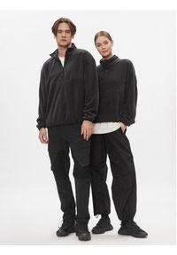 Jack Wolfskin Polar Bockenheim Fleece 1711091 Czarny Oversize. Kolor: czarny. Materiał: syntetyk #3