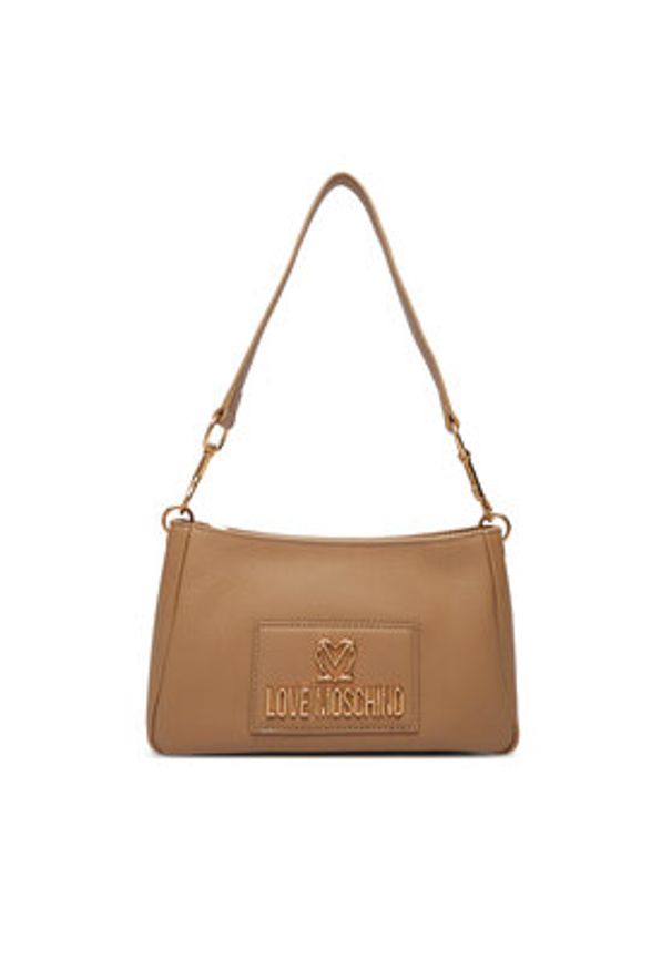 Love Moschino - LOVE MOSCHINO Torebka JC4167PP1OL1210A Beżowy. Kolor: beżowy. Materiał: skórzane