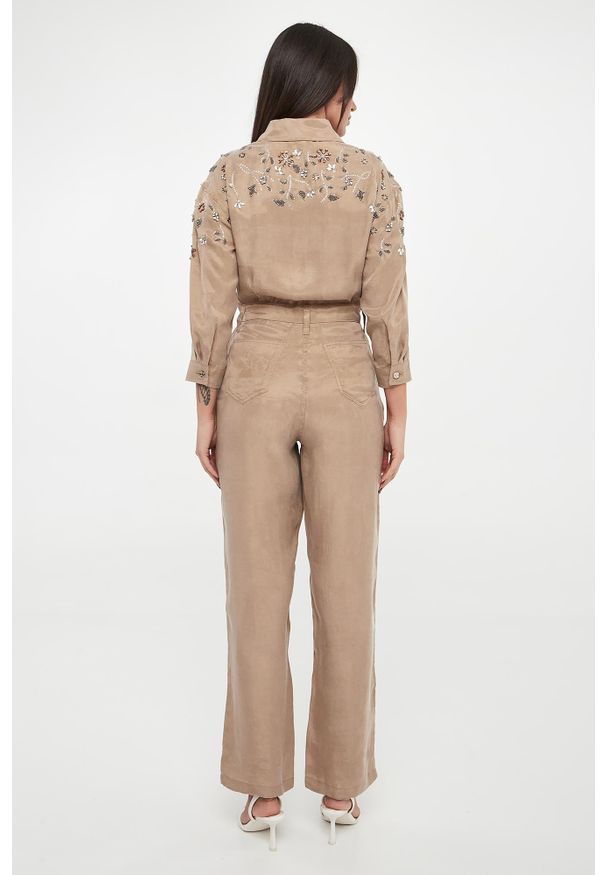 Liu Jo - Kombinezon damski z ozdobnymi kamieniami LIU JO