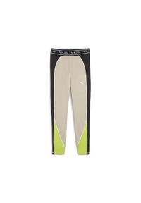Damskie legginsy 7/8 Puma Fit. Kolor: beżowy. Wzór: kolorowy. Sport: fitness #1
