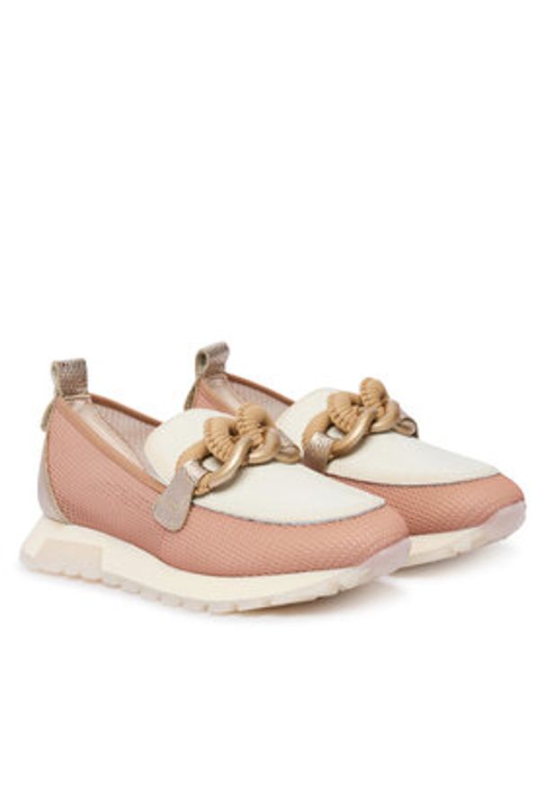 Hispanitas Mokasyny CHV264834 C001 Beżowy. Kolor: beżowy. Materiał: skóra