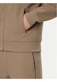 BOSS Dres 50555906 Beżowy ciemny Regular Fit. Kolor: beżowy. Materiał: syntetyk, bawełna #6