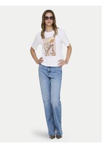 only - ONLY T-Shirt Susan 15372179 Biały Regular Fit. Kolor: biały. Materiał: bawełna #4