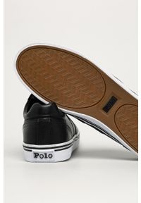 Polo Ralph Lauren - Buty skórzane. Nosek buta: okrągły. Zapięcie: sznurówki. Kolor: czarny. Materiał: skóra #4