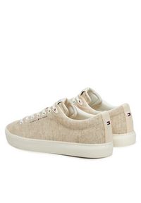 TOMMY HILFIGER - Tommy Hilfiger Tenisówki Th Hi Vulc Low Core Chambray FM0FM05389 Écru. Materiał: materiał #4