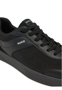 Hugo - HUGO Sneakersy Riven 50536302 Czarny. Kolor: czarny. Materiał: skóra
