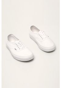 Vans - Tenisówki Authentic VN000EE3W001.WHT-whit. Nosek buta: okrągły. Zapięcie: sznurówki. Kolor: biały. Materiał: guma #2