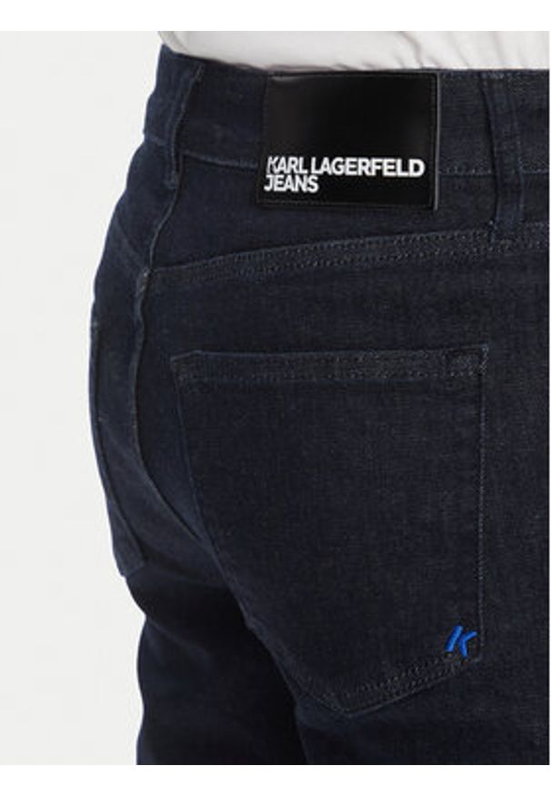 Karl Lagerfeld Jeans Jeansy A2M10123 Granatowy Slim Fit. Kolor: niebieski
