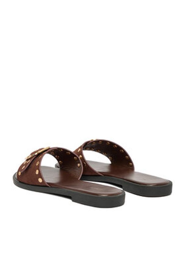 DeeZee Klapki CEO-LB-F9963-YLD Brązowy. Kolor: brązowy. Materiał: materiał