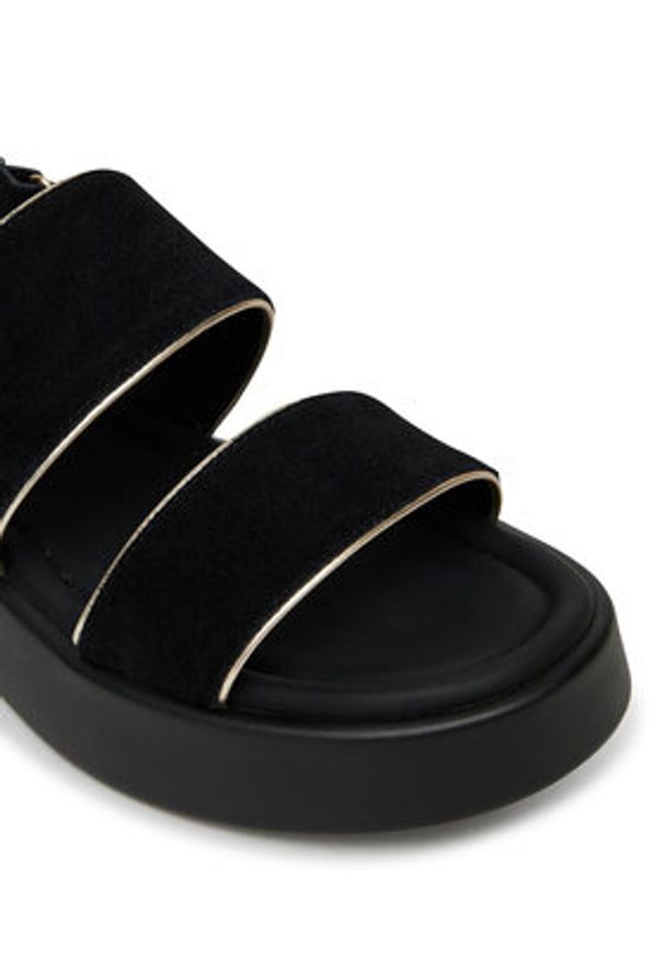 Liu Jo Sandały Amber 01 SA5187 PX002 Czarny. Kolor: czarny. Materiał: zamsz, skóra