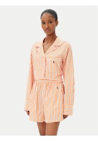 Polo Ralph Lauren Piżama 4P8010 Pomarańczowy Relaxed Fit. Kolor: pomarańczowy. Materiał: bawełna