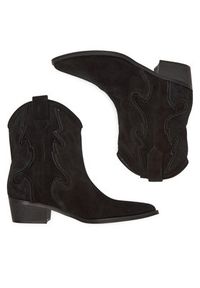 DeeZee Botki 3523-9 Czarny. Kolor: czarny. Materiał: materiał #2