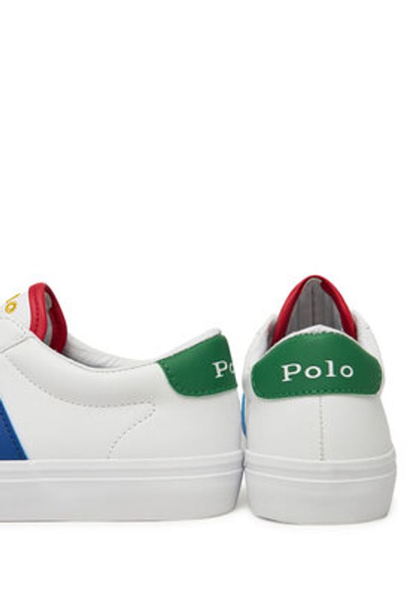 Polo Ralph Lauren Sneakersy Ryley RL02447102 Biały. Kolor: biały. Materiał: skóra