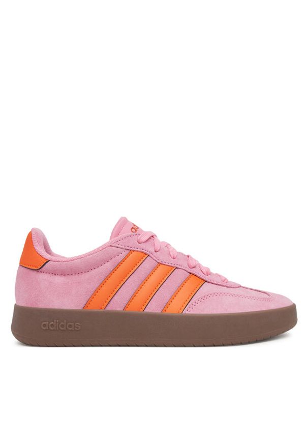 Adidas - adidas Sneakersy Barreda Shoes JR1200 Różowy. Kolor: różowy. Materiał: zamsz, skóra