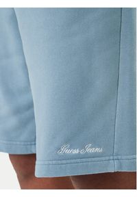 Guess Jeans Szorty sportowe M6GD49 KCPR1 Niebieski Regular Fit. Kolor: niebieski. Materiał: bawełna. Styl: sportowy #3