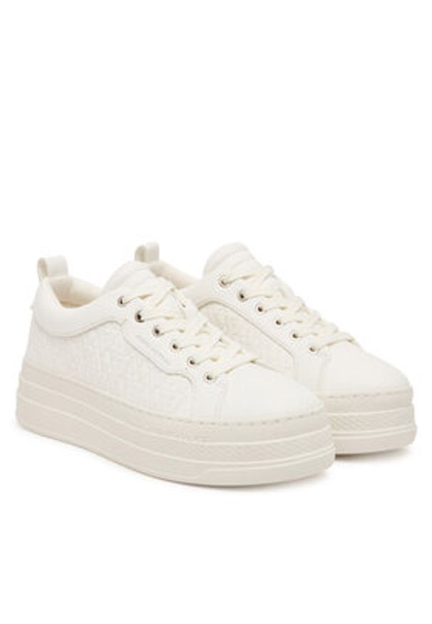 Armani Exchange Sneakersy XW001630 AF17351 U0011 Biały. Kolor: biały. Materiał: skóra