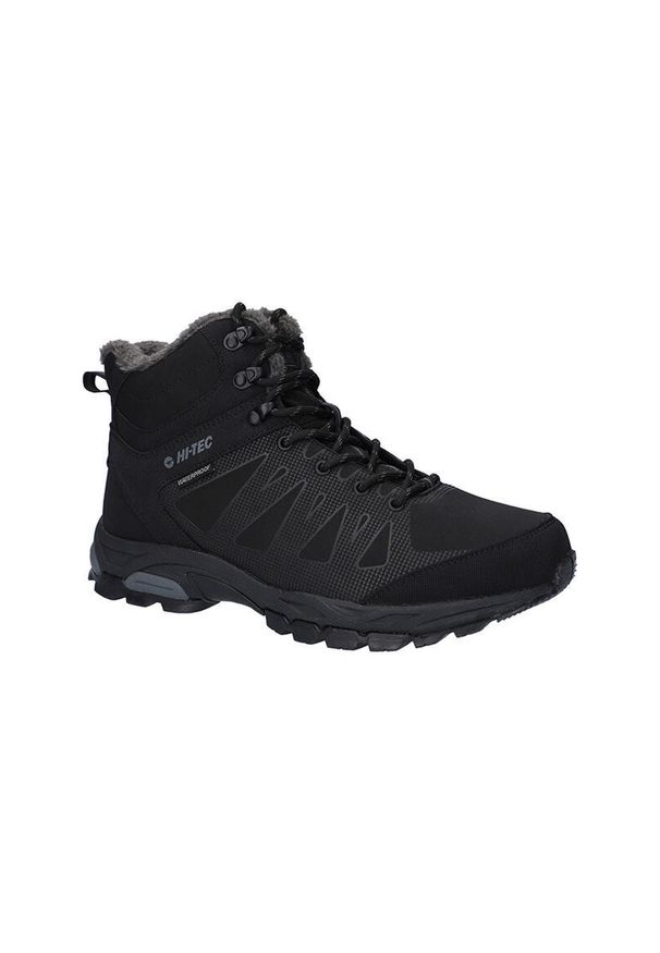Hi-tec - Buty trekkingowe męskie Hi-Tec Raven Insulated Wp. Zapięcie: sznurówki. Kolor: czarny. Materiał: materiał. Szerokość cholewki: normalna