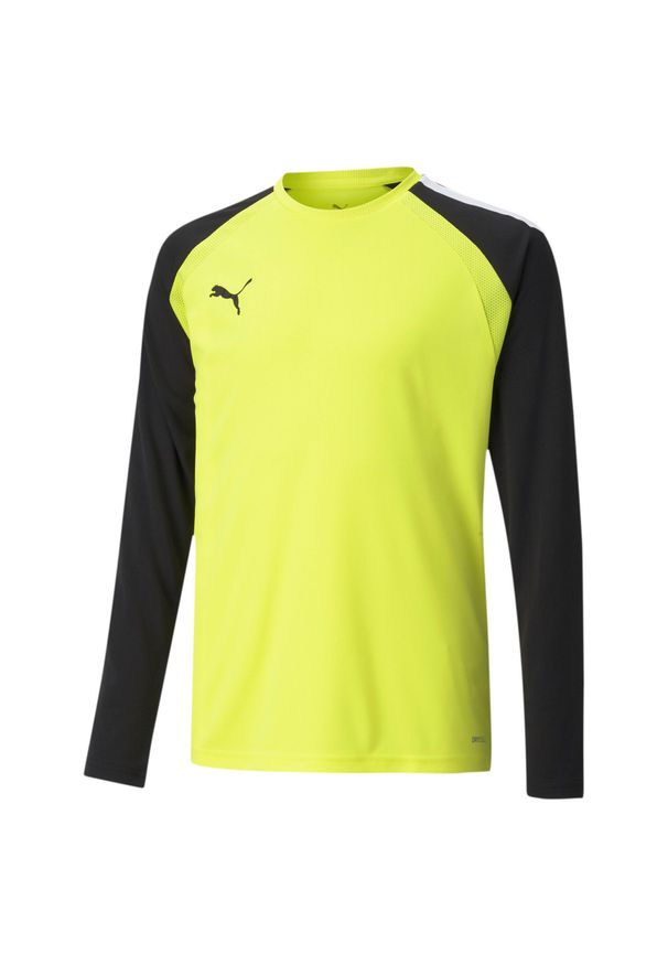 Bluza piłkarska chłopięca Puma Teampacer Gk. Kolor: żółty, czarny, wielokolorowy, biały. Materiał: poliester. Sport: piłka nożna