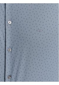 Calvin Klein Koszula Dash Print K10K110935 Niebieski Slim Fit. Kolor: niebieski. Materiał: bawełna. Wzór: nadruk #3