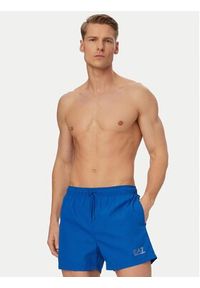 EA7 Emporio Armani Szorty kąpielowe 7M001677 AF13019 MB015 Niebieski Regular Fit. Kolor: niebieski. Materiał: syntetyk #4