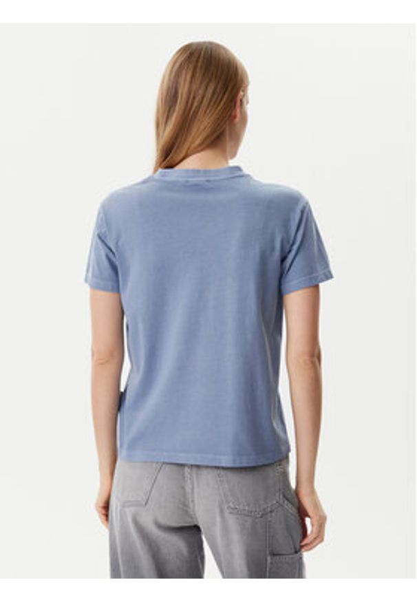 Napapijri T-Shirt S-Azure NP0A4IG3 Niebieski Regular Fit. Kolor: niebieski. Materiał: bawełna