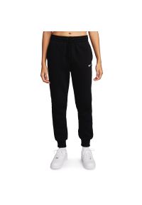 Spodnie Nike Sportswear Phoenix Fleece FZ7626-010 - czarne. Kolor: czarny. Materiał: bawełna, dresówka, poliester, dzianina. Sport: fitness