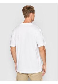 Selected Homme T-Shirt Colman 16077385 Biały Relaxed Fit. Kolor: biały. Materiał: bawełna
