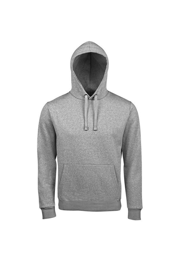 SOL'S - Męska Bluza Z Kapturem Spencer Melange. Typ kołnierza: kaptur. Kolor: szary