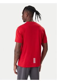 EA7 Emporio Armani T-Shirt 8NPT25 PJVPZ U5072 Czerwony Regular Fit. Kolor: czerwony. Materiał: bawełna #3