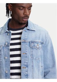 Tommy Jeans Kurtka jeansowa Ryan DM0DM21916 Niebieski Regular Fit. Kolor: niebieski. Materiał: bawełna #5