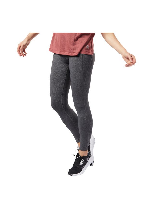 Spodnie treningowe damskie Reebok OS Lux Tight 20. Kolor: szary