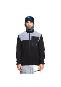 Bluza snowboardowa męska Quiksilver Aker Full Zip Fleece. Kolor: czarny. Sport: snowboard #1