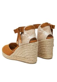 Castañer Espadryle Carina/8/002 021642 Brązowy. Kolor: brązowy. Materiał: materiał #5