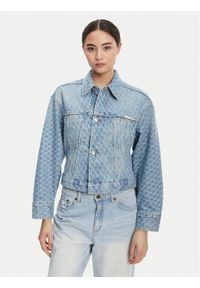 Calvin Klein Jeans Kurtka jeansowa LV047C782G Niebieski Oversize. Kolor: niebieski. Materiał: bawełna #1