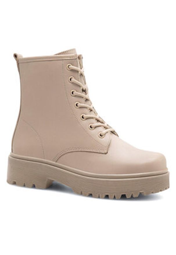 Lasocki Trzewiki WB-ALESSIA-01 Beżowy. Kolor: beżowy. Materiał: skóra