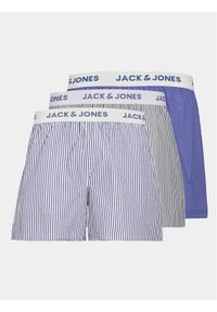 Jack & Jones - Jack&Jones Komplet 3 par bokserek Luke 12253692 Niebieski. Kolor: niebieski. Materiał: bawełna #1