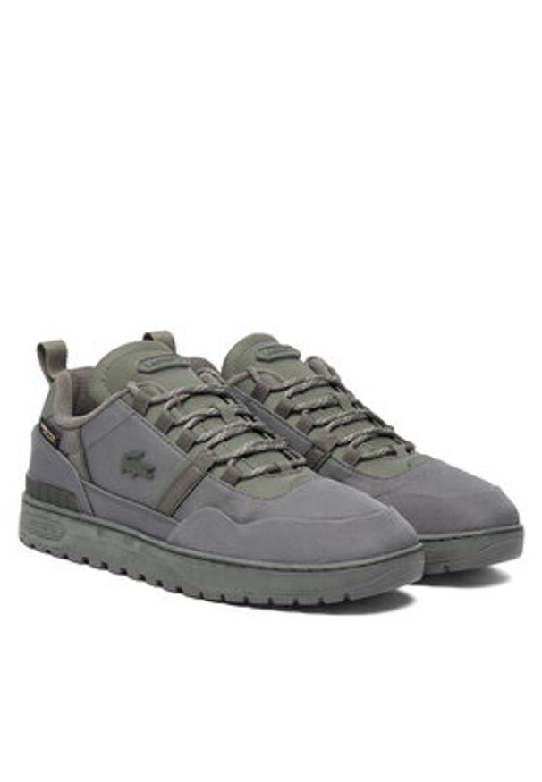 Lacoste Sneakersy T-Clip Winter 7-50SMA0194 Szary. Kolor: szary. Materiał: materiał