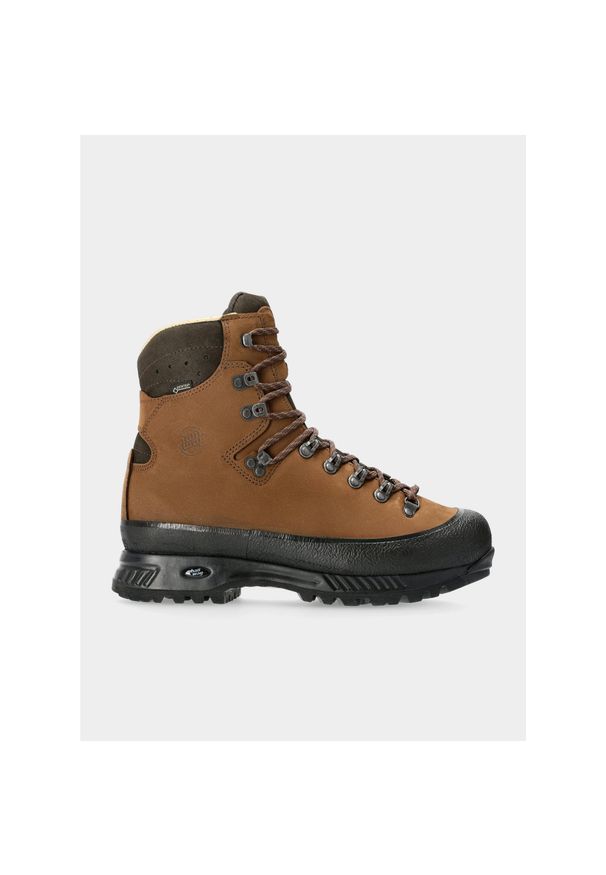 Buty trekkingowe męskie Hanwag Alaska Wide GTX. Kolor: brązowy. Sport: turystyka piesza
