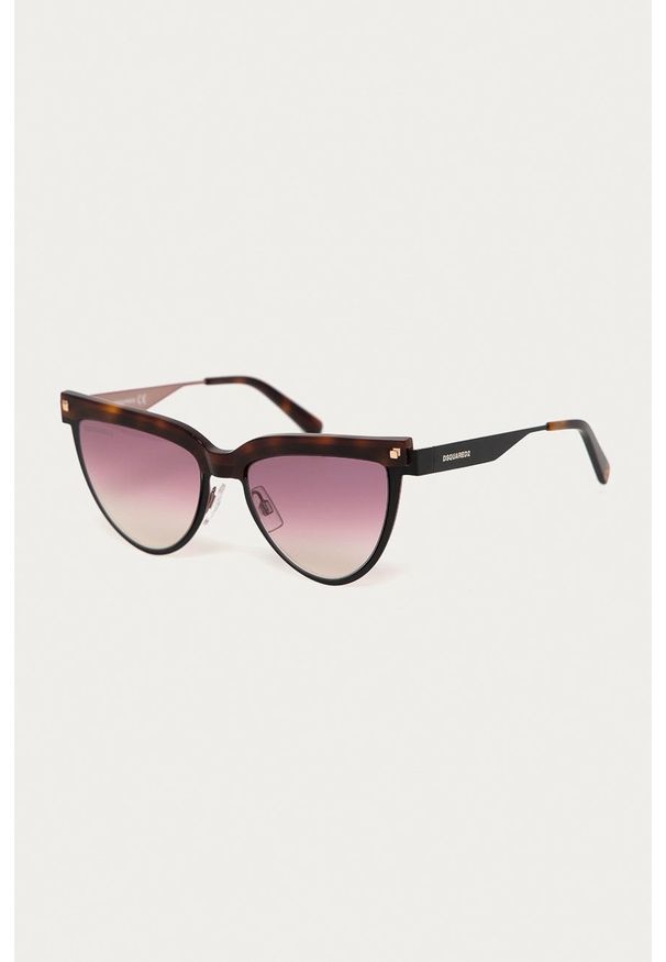 DSQUARED2 - Okulary przeciwsłoneczne DQ0302 02T. Kolor: brązowy