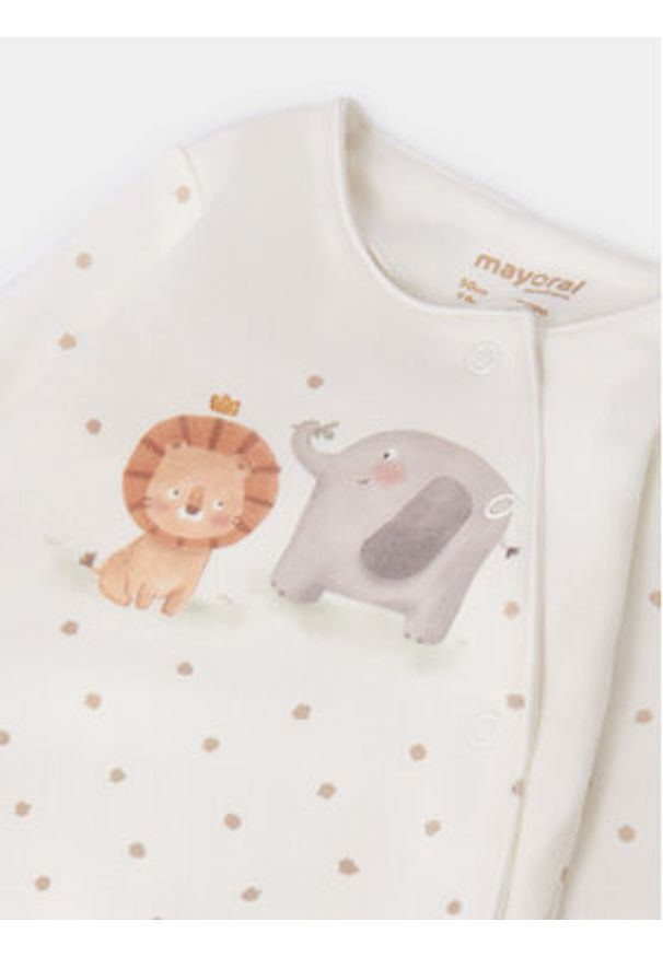 Mayoral Komplet dziecięcy 9.360 Écru Regular Fit. Materiał: bawełna