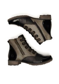 Remonte Trzewiki D4391-03 Czarny. Kolor: czarny. Materiał: skóra #7