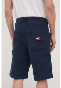 Tommy Jeans szorty DM0DM13226.PPYY męskie kolor granatowy. Kolor: niebieski. Materiał: tkanina, bawełna, materiał #4