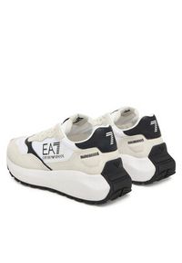 EA7 Emporio Armani Sneakersy 7X000341 AF18616 MZ021 Biały. Kolor: biały. Materiał: skóra, zamsz #3
