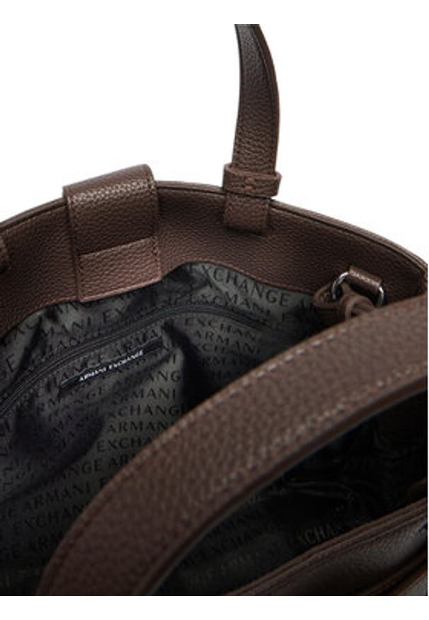 Armani Exchange Torebka XW000285 AF11902 U6018 Brązowy. Kolor: brązowy. Materiał: skórzane