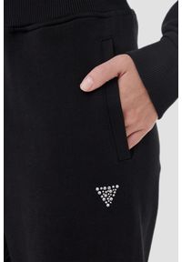 Guess - GUESS Czarne damskie spodnie dresowe Primula, Rozmiar XS. Kolor: czarny. Materiał: dresówka #3